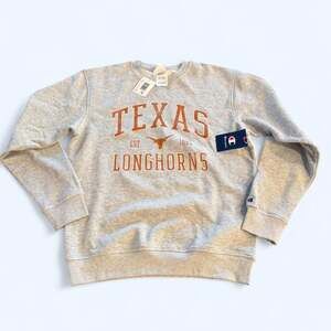 Champion Texas Longhorns Crewneck Sweatshirt Grey New with Tags